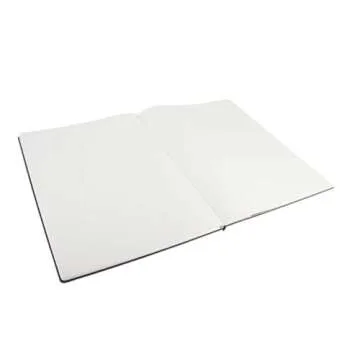 Moleskine Art Sketchbook, Hard Cover, A4 (8.25" x 11.75") Plain/Blank, Black, 96 Pages