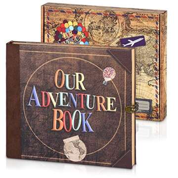LINKEDWIN Adventure Travel Journal Keepsake for All Occasions