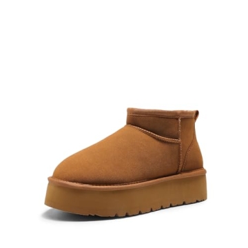 DREAM PAIRS Women's Snow Boots: Warm, Stylish & Slip-On Winter Comfort