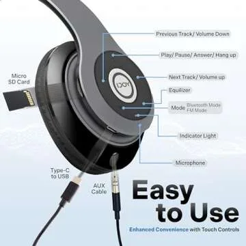 iJoy Bluetooth Over Ear Headphones - Affordable Comfort for All