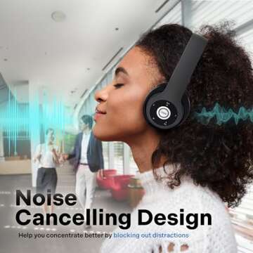 iJoy Bluetooth Over Ear Headphones - Affordable Comfort for All