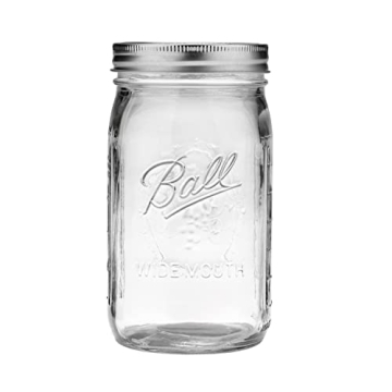 Ball Wide Mouth Quart Mason Jars with Lids & Bands