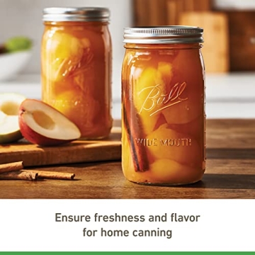 Ball Wide Mouth Quart Mason Jars with Lids & Bands