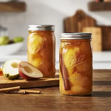 Ball Wide Mouth Quart Mason Jars with Lids & Bands