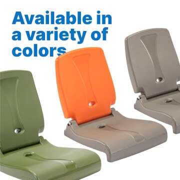 Step2 Foldable Adult Flip Seat, Portable Outdoor Chair for Poolside, Tailgating, Camping, Picnic Chair, Provides Back Support When Sitting on Ground, Olive