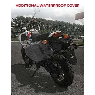 KEMIMOTO Expandable Motorcycle Saddlebags for Mini Bikes