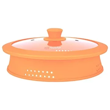 Mikro Innovations Glass Microwave Splatter Cover - Durable and Easy to Clean