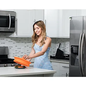 Mikro Innovations Glass Microwave Splatter Cover - Durable and Easy to Clean