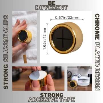 HEFA Towel Hooks, Towel Holder, Dish Towel Holder, Kitchen Organization, Kitchen Towel Hook, Kitchen Towel Holder, Hand Towel Holder, Kitchen Gadgets 8 Pack Eco