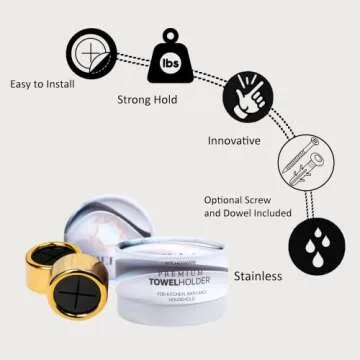 HEFA Towel Hooks - Stylish Kitchen Organization Solution