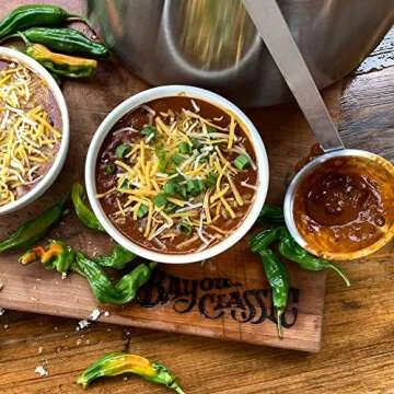 Bayou Classic 1430 30-qt Stainless Stockpot Features Heavy Duty Welded Handles for Secure Handling Domed Lid Perfect For Large Batch Cooking of Soups Stews Chili and Gumbo