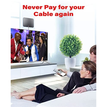 2024 Gesobyte Amplified HDTV Antenna 650+ Miles Range