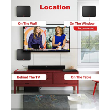 2024 Gesobyte Amplified HDTV Antenna 650+ Miles Range