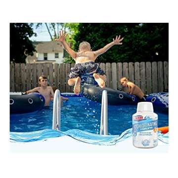 HTH 42031 1" Chlorinating Tablets Swimming Pool Chlorine, 5 lbs