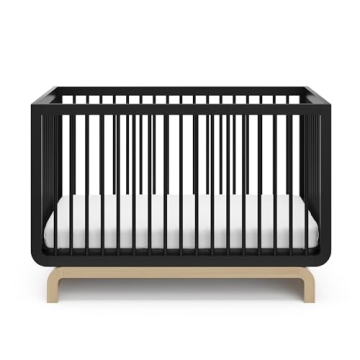Storkcraft Santorini Deluxe 5-in-1 Crib with Guardrail