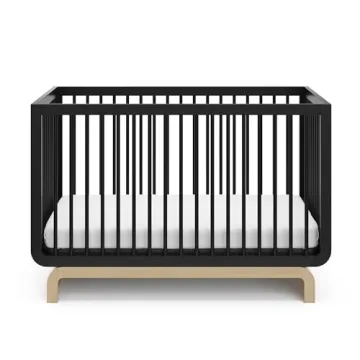 Storkcraft Santorini Deluxe 5-in-1 Crib with Guardrail