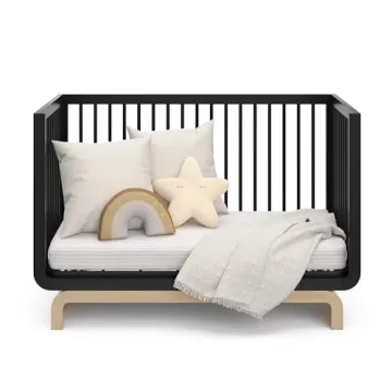 Storkcraft Santorini Deluxe 5-in-1 Crib with Guardrail