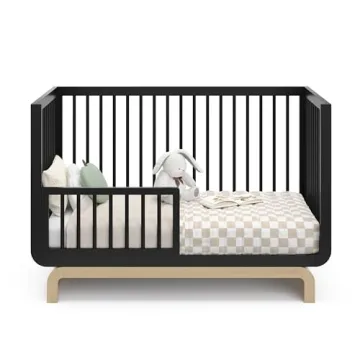 Storkcraft Santorini Deluxe 5-in-1 Crib with Guardrail