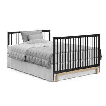 Storkcraft Santorini Deluxe 5-in-1 Crib with Guardrail