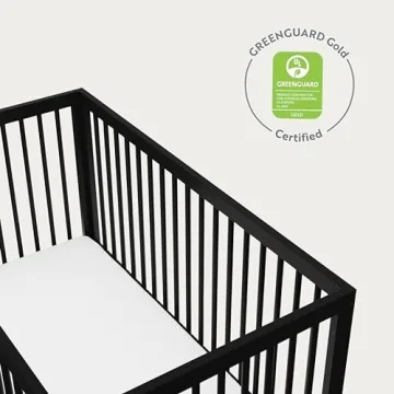 Storkcraft Santorini Deluxe 5-in-1 Crib with Guardrail