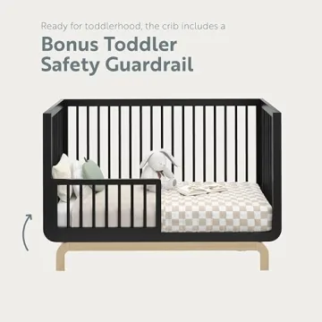 Storkcraft Santorini Deluxe 5-in-1 Crib with Guardrail