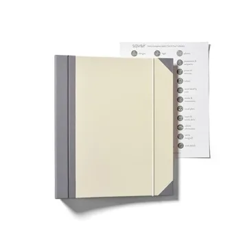 Savor Folio Document Organizer Stylish Durable Cloth File