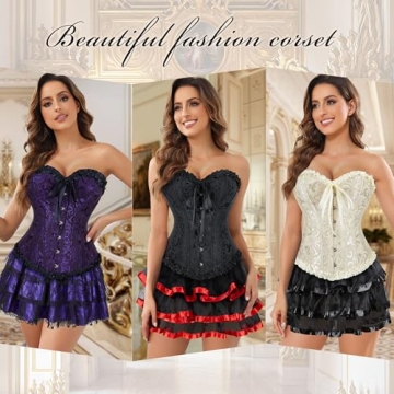 Harness Your Elegance with frawirshau Corset Top
