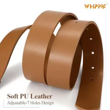 Stylish WHIPPY Women Leather Belts for Casual Fashion