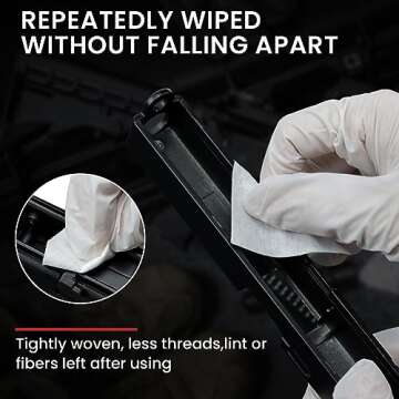 PINGMIC 1400 Gun Cleaning Patches for All Calibers