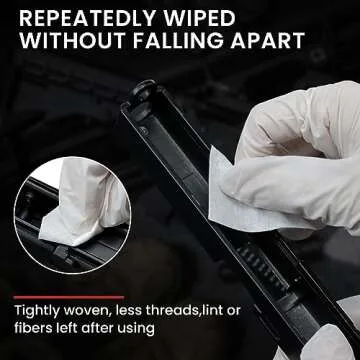 PINGMIC 1400 Gun Cleaning Patches for All Calibers