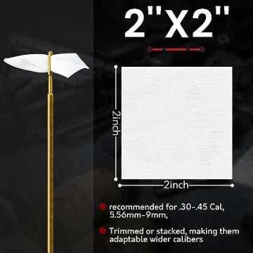 PINGMIC 1400 Gun Cleaning Patches for All Calibers