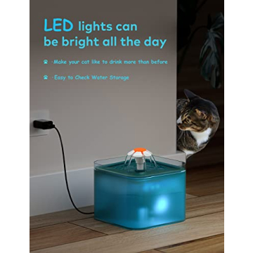 Cat Water Fountain for Healthy Hydration - AONBOY