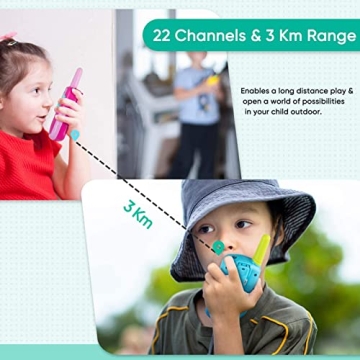 Durable Walkie Talkies for Kids Outdoor Fun