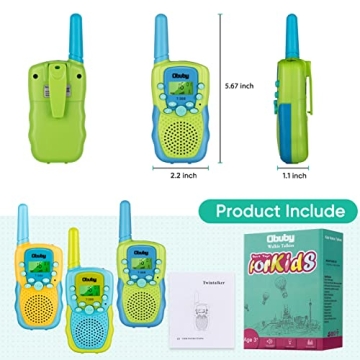 Durable Walkie Talkies for Kids Outdoor Fun