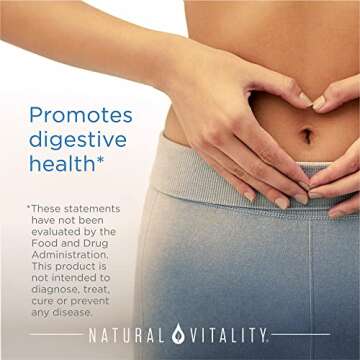 Natural Vitality Calm Specifics Calmful Gut - Probiotics and Enzymes for a Healthy Gut - Wildberry, 6 oz