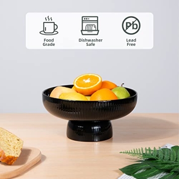 Stylish Magclay Ceramic Fruit Bowl with Drainage Design