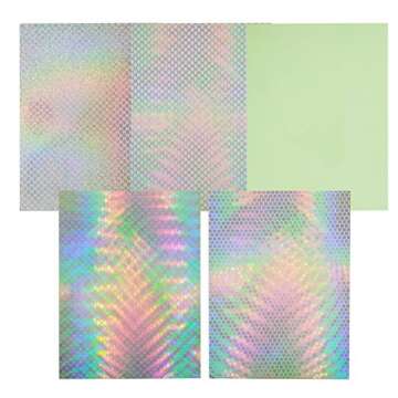 Hologram Fishing Lure Sticker Fish Scales Type Lifelike Realistic Artificial Holographic Seal Fishing Fly Tying Lures Crafts DIY (Set1-3bags)