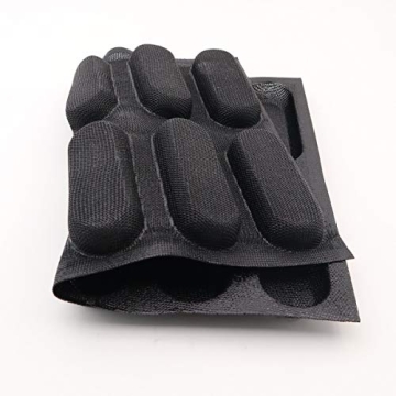 Bluedrop Silicone Hot Dog Bread Forms for Easy Baking