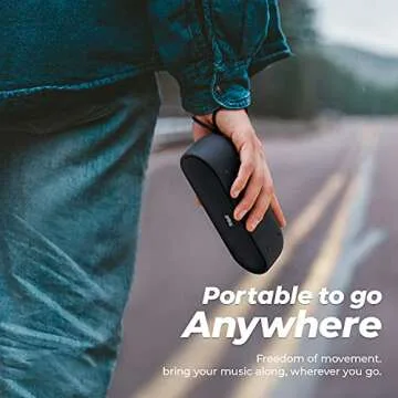 Tribit MaxSound Plus Portable Bluetooth Speaker with 24W Louder Sound, Exceptional XBass, 20H Playtime, IPX7 Waterproof, USB-C, TWS for Party, Outdoor