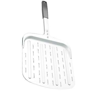 Perforated Pizza Peel 12-inch for Ovens & Grills, Lightweight and Nonstick