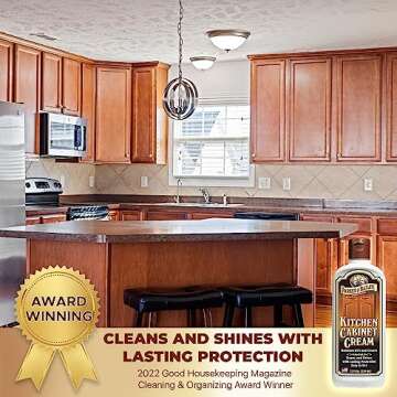 PARKER & BAILEY KITCHEN CABINET CREAM - Multi-surface Wood Cleaner and Polish Furniture Quick Shine ...