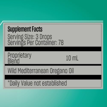 TALYA Oregano Oil for Immune Support & Digestive Health