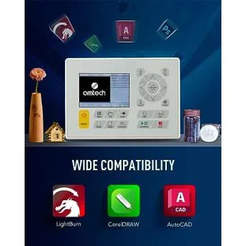 OMTech 60W CO2 Laser Engraver for Precision Engraving