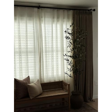 Elegant HOMERILLA Pinch Pleated Curtains for Home Decor