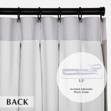 Elegant HOMERILLA Pinch Pleated Curtains for Home Decor