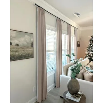 Elegant HOMERILLA Pinch Pleated Curtains for Home Decor