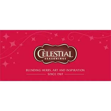 Celestial Seasonings Green Tea, Decaffeinated Candy Cane Lane, 18 Count (Pack of 6)