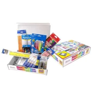 BAZIC Back To School Kit 60 Count Essential Supplies