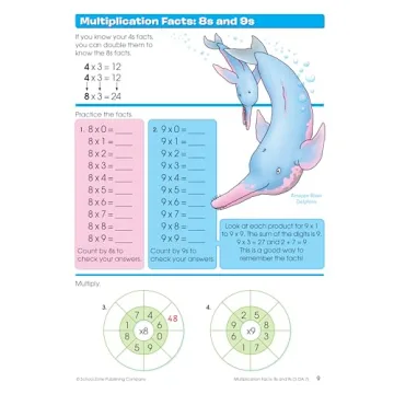 Multiplication & Division Workbook for Grades 3-4
