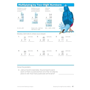 Multiplication & Division Workbook for Grades 3-4
